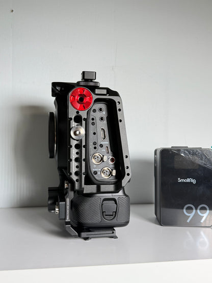 Blackmagic Cinema Camera 6k Full Frame L-Mount With Battery & V-mount Tilta Cage