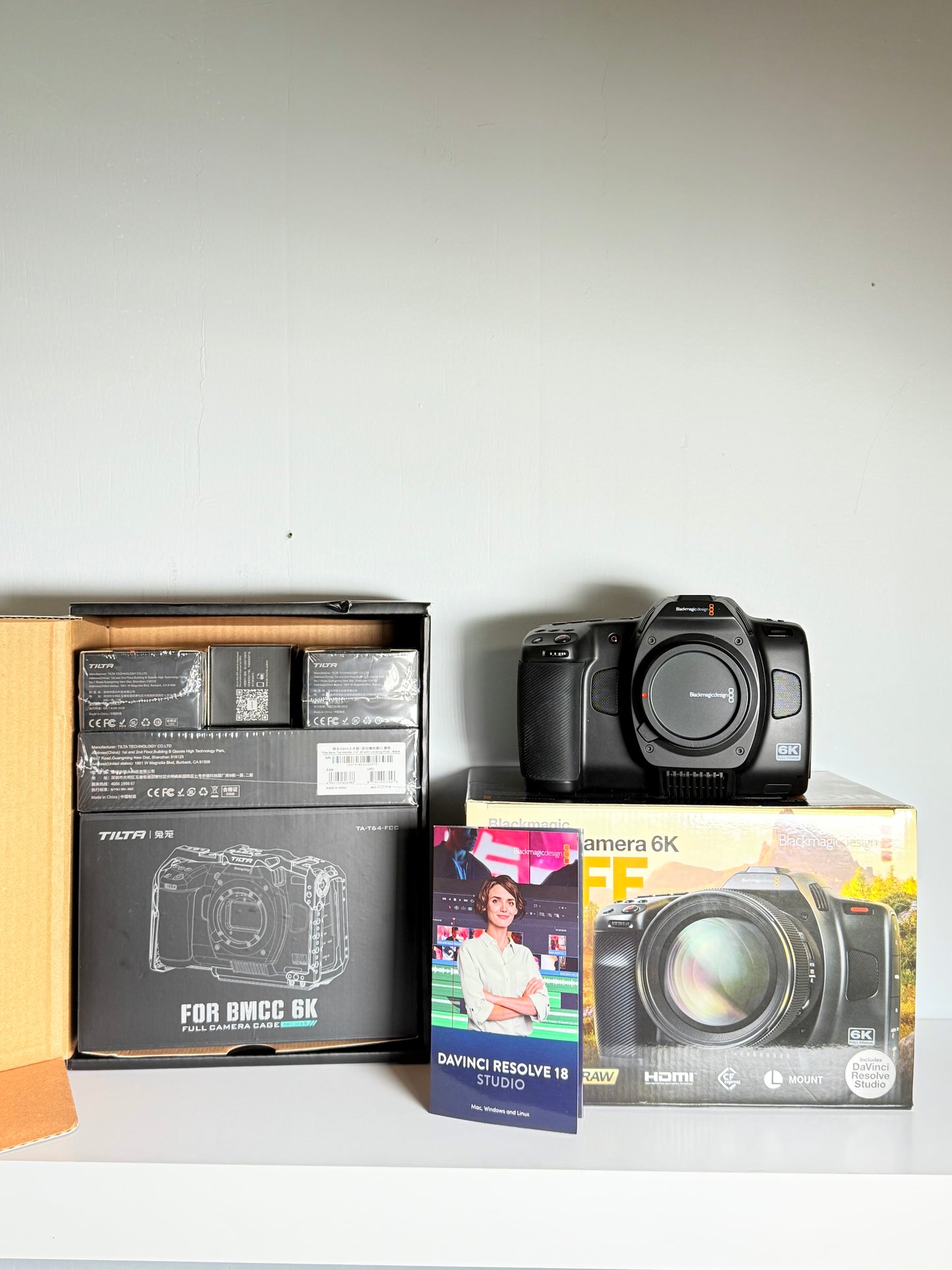 Blackmagic Cinema Camera 6K Full Frame L-Mount + Tilta Cage Full Kit DGHGear