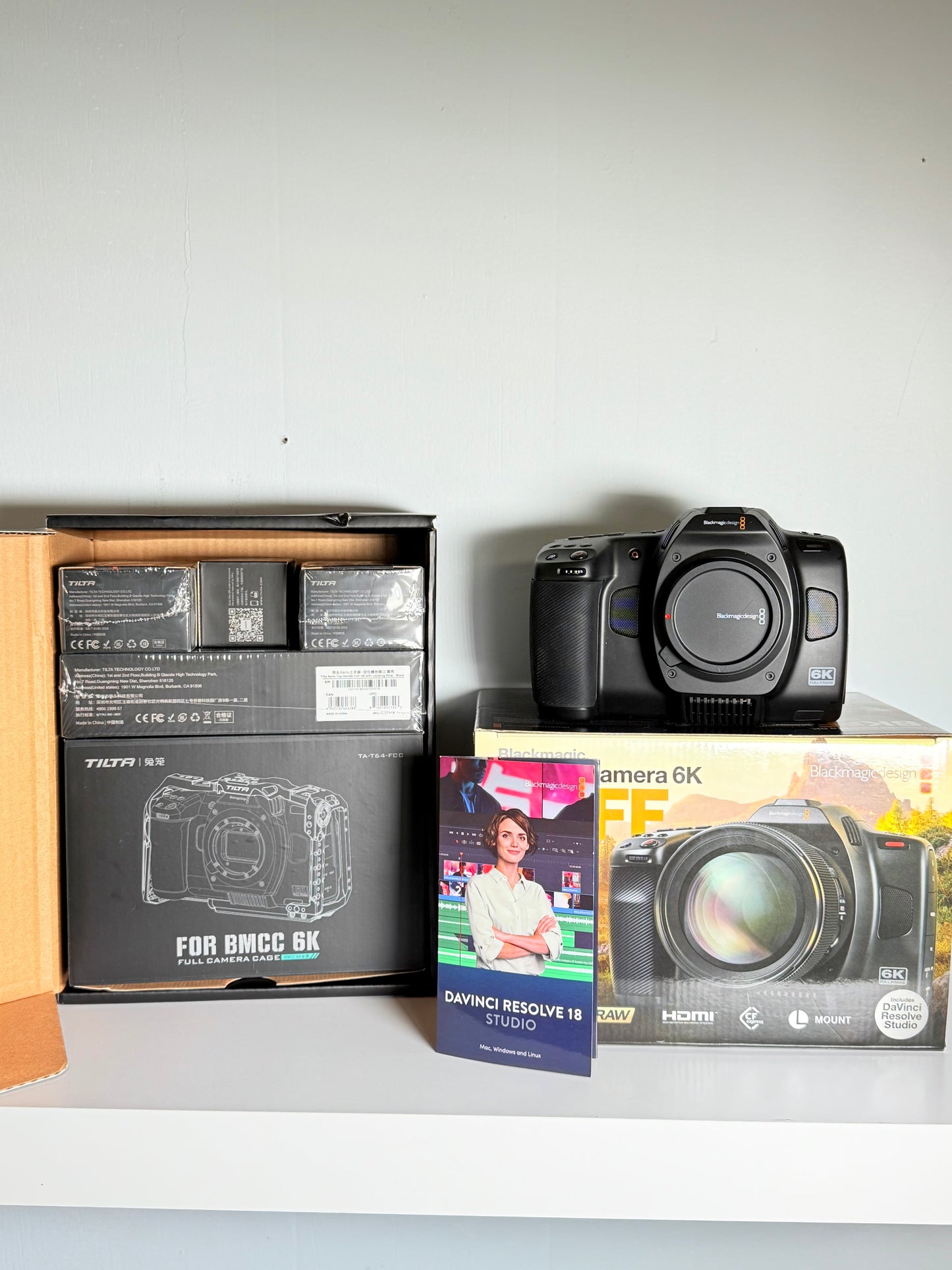Blackmagic Cinema Camera 6K Full Frame L-Mount + Tilta Cage Full Kit DGHGear