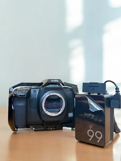 Blackmagic Cinema Camera 6K L-Mount (BMCC 6K) + SmallRig VB99 Pro + SmallRig Cage