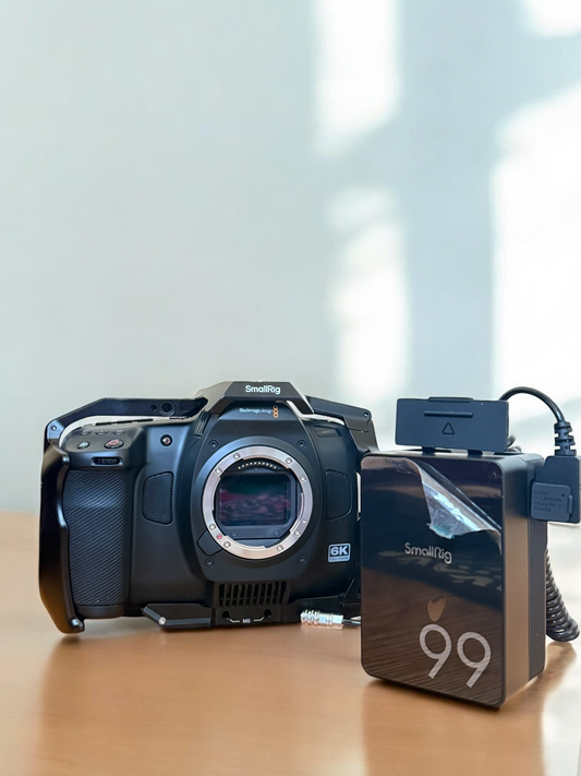 Blackmagic Cinema Camera 6K L-Mount (BMCC 6K) + SmallRig VB99 Pro + SmallRig Cage