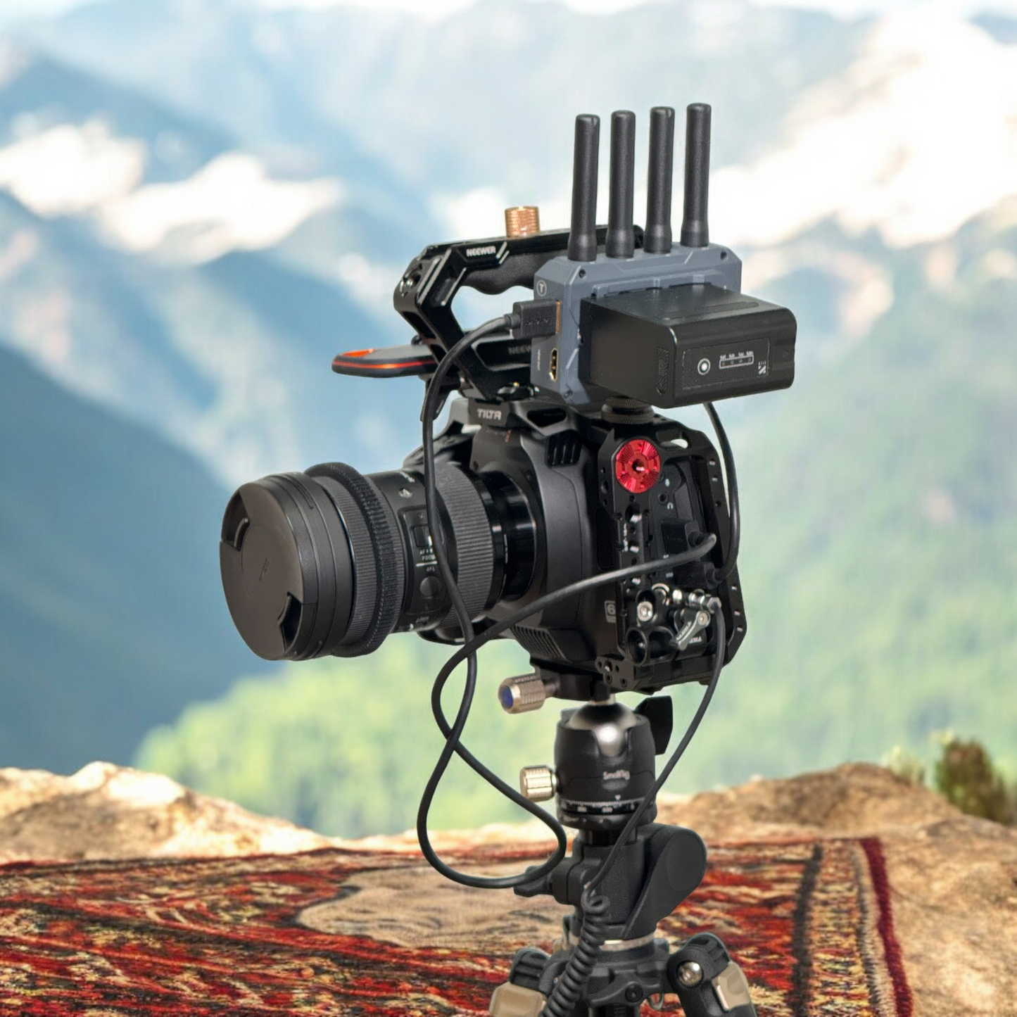 DGH/MediaKit: BMCC 6K (Leica L) & Sigma 24-70mm F2.4 - Wireless Transmission Kit