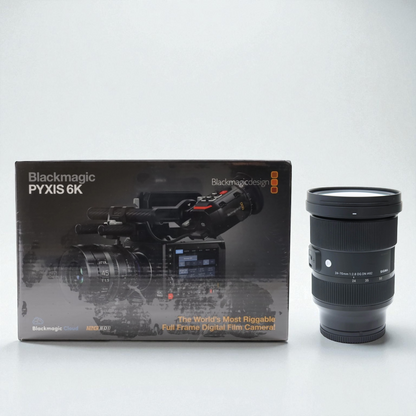 SEALED Blackmagic Pyxis 6K L-Mount + SIGMA 24-70mm f2.8 L-Mount